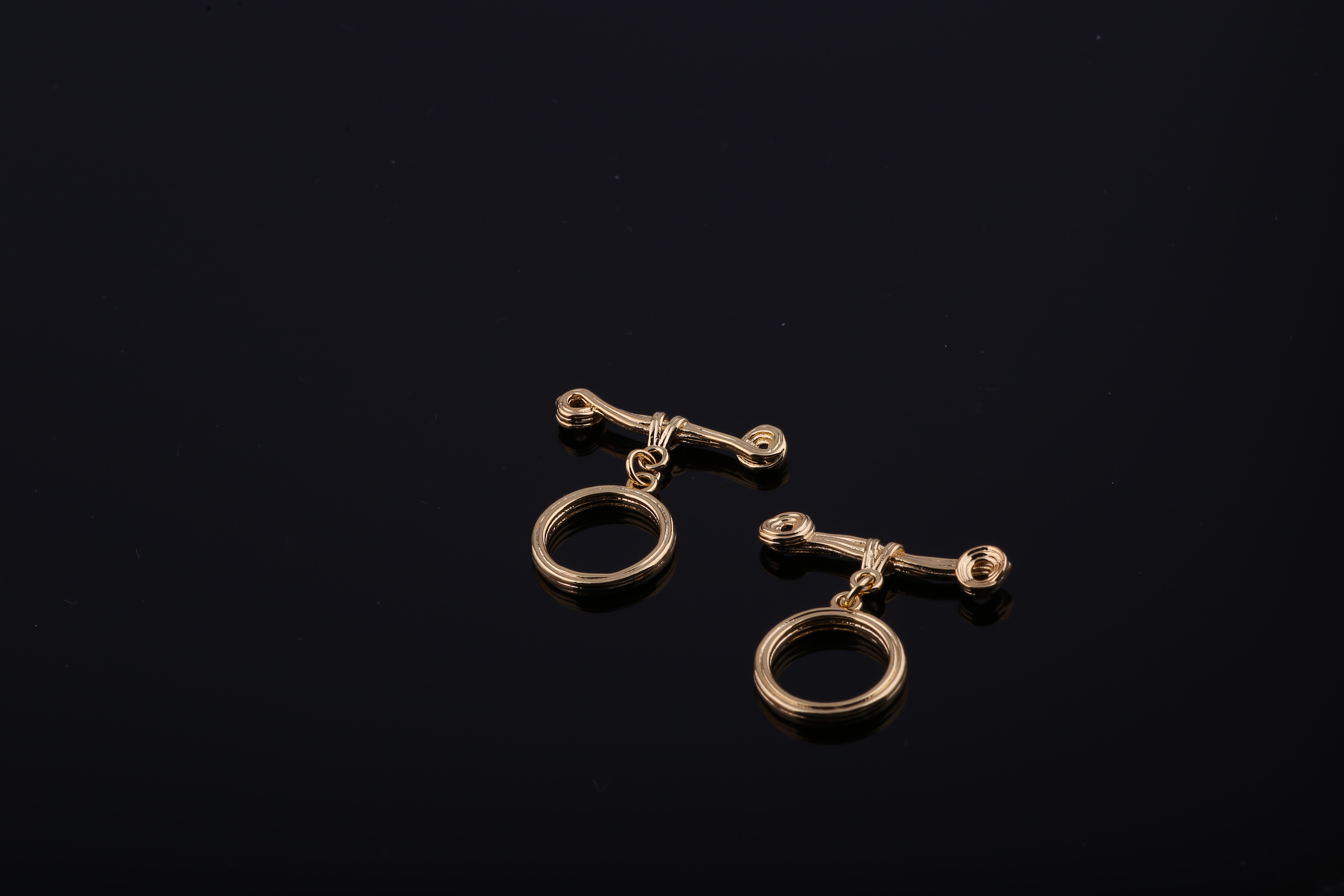 OT buckle pure copper real gold electroplated bracelet necklace connecting buckle DIY jewelry accessory TO rod jewelry finishing pic 5