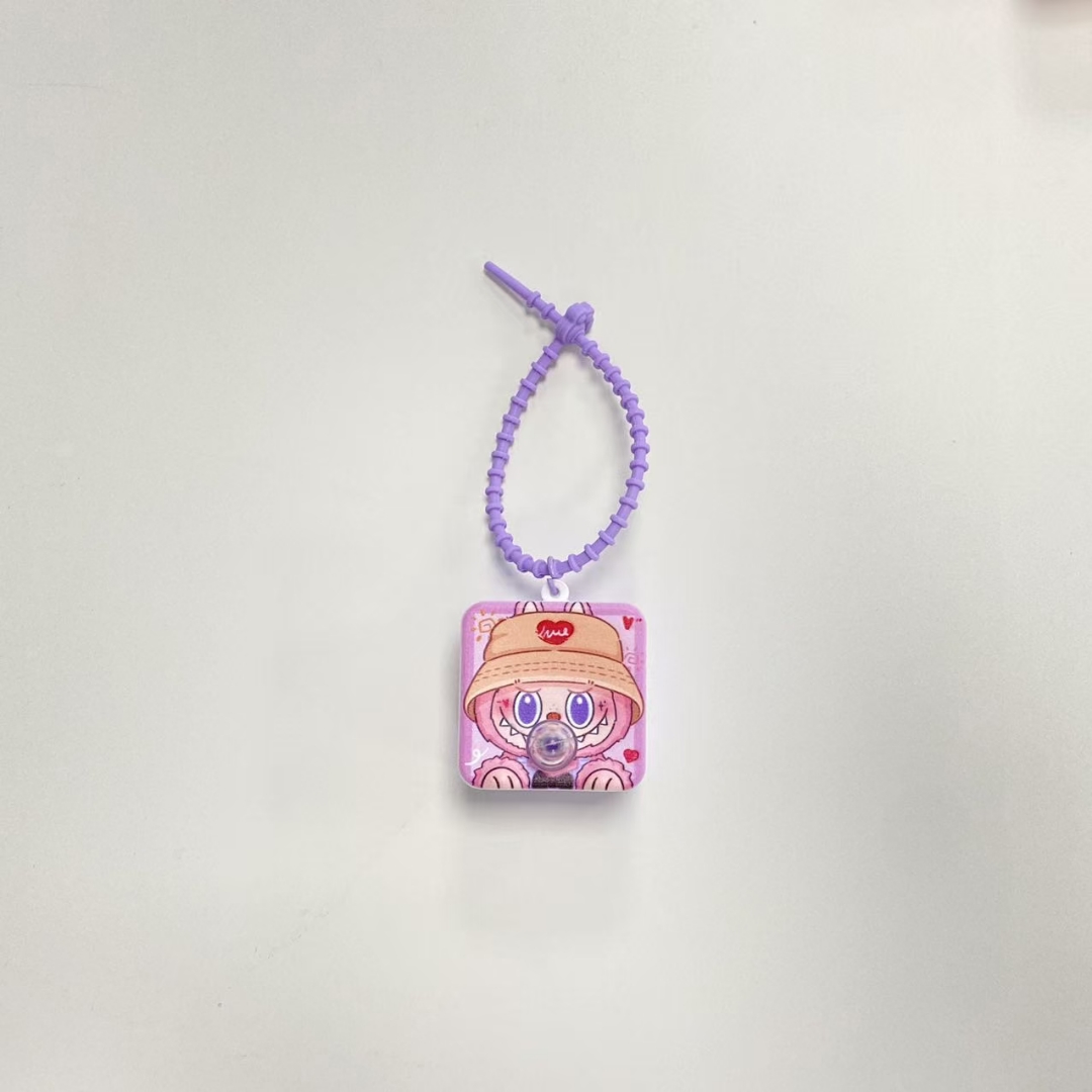 新款卡通趣味解压泡泡娃钥匙扣男女包包汽车挂件钥匙链创意小礼品批发产品图