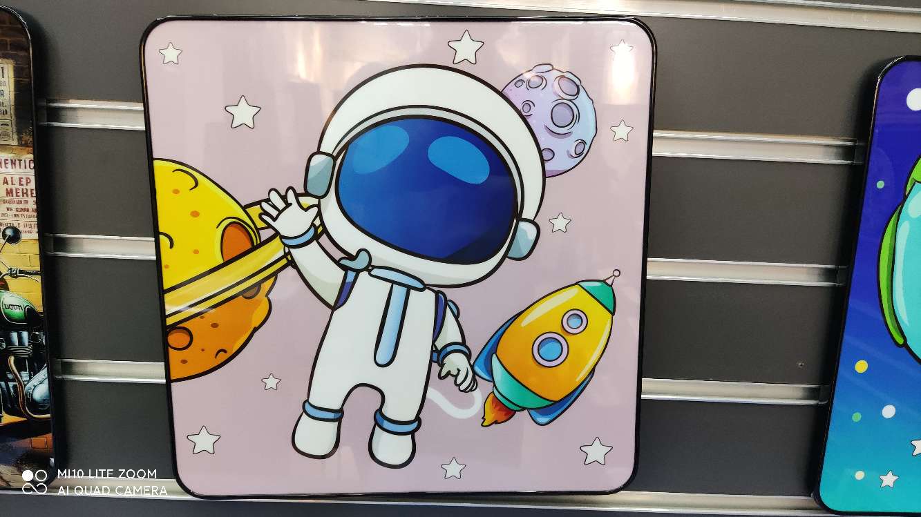 宇航员水晶画板画，A358899