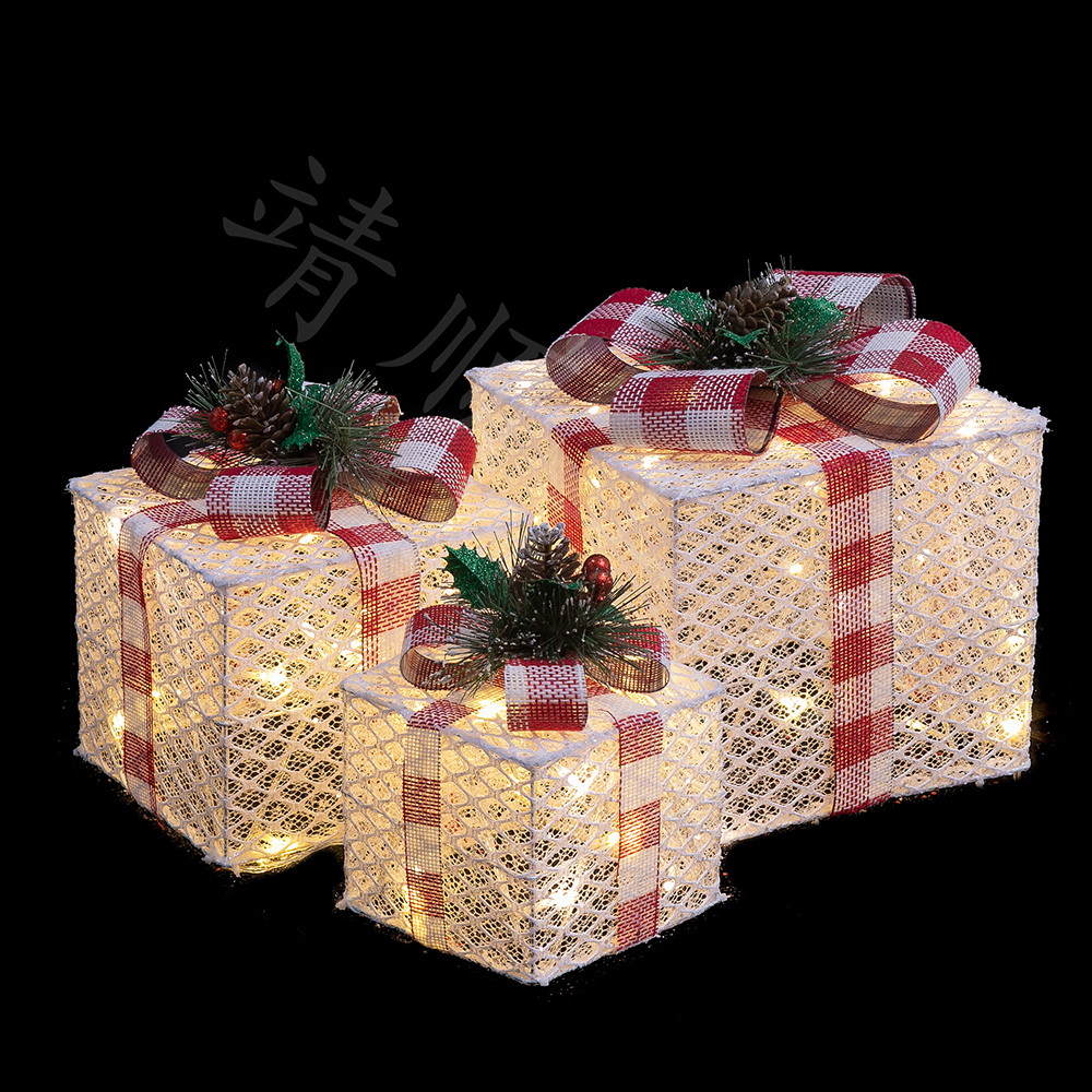 15.20.25CM包布礼物盒圣诞节