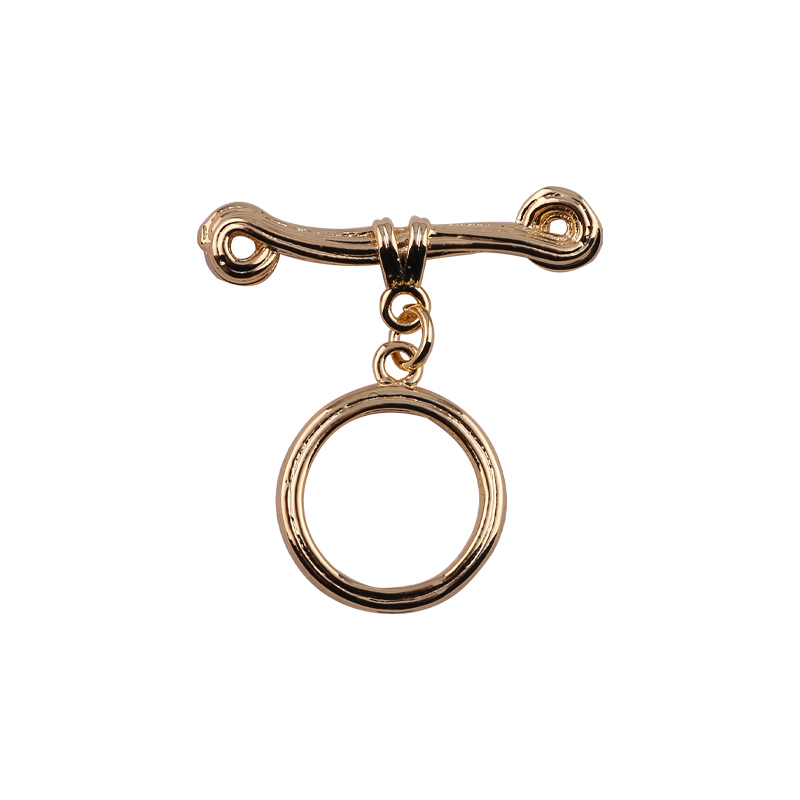 OT buckle pure copper real gold electroplated bracelet necklace connecting buckle DIY jewelry accessory TO rod jewelry finishing Item Picture