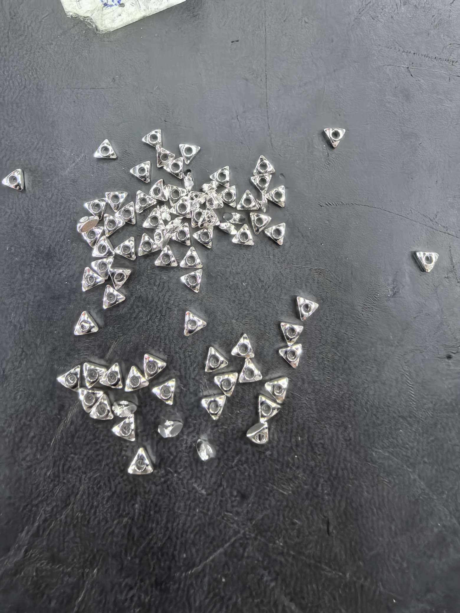 3*3 triangular arc separator thick silver detail image 4