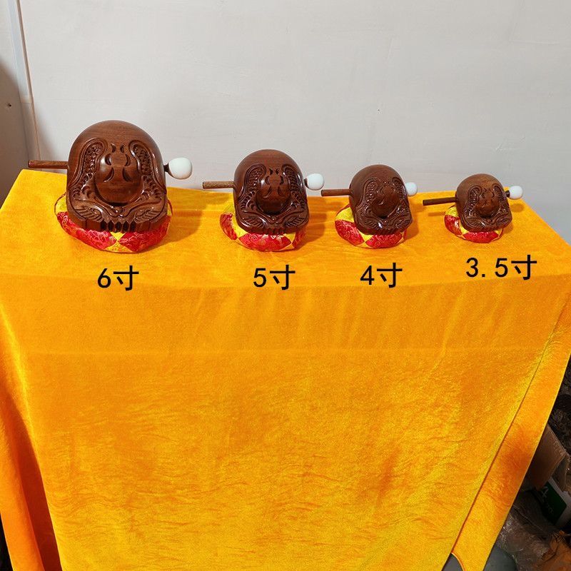 Taiwanese rosewood wooden fish, lay Taoist and Buddhist wooden fish, rosewood wooden fish, old-fashioned wooden fish ritual implements, solid wood small wooden fish details Picture