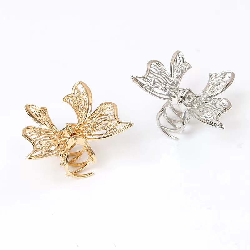 Bow tie gripper alloy gripper popular hair accessory in Europe and America
