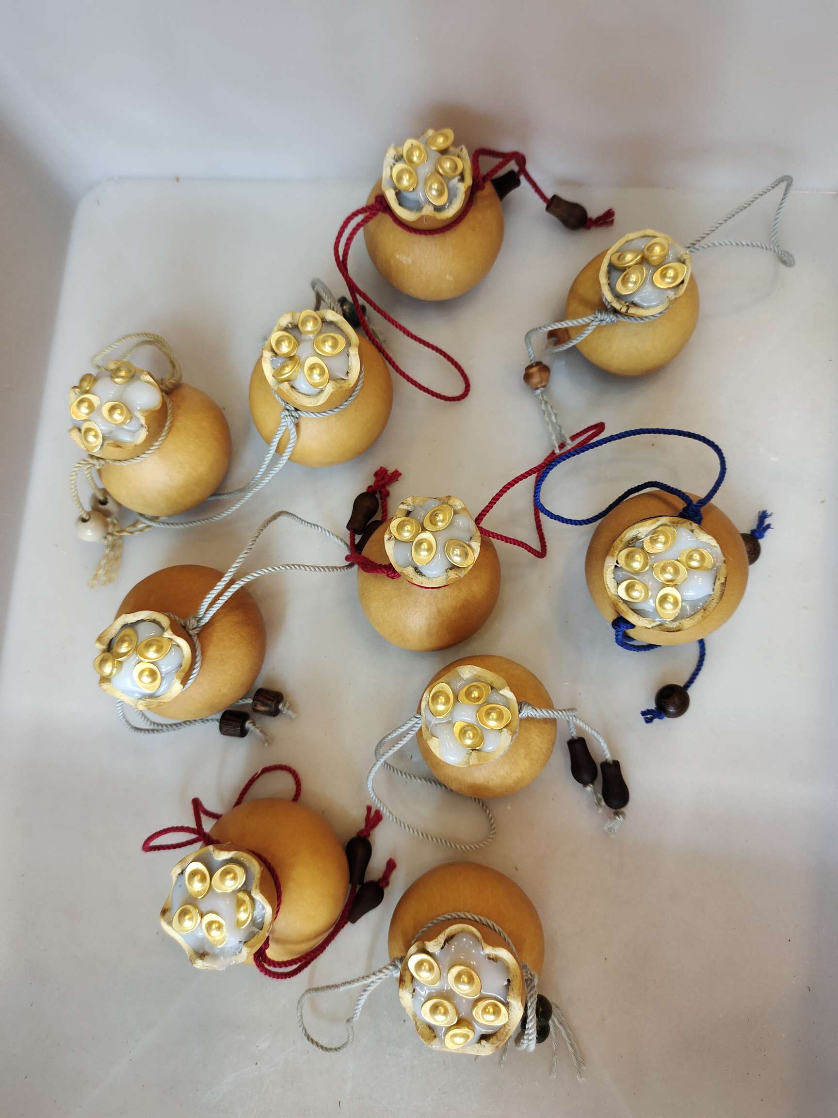 中国风手工艺品 纸扇木扇 竹质工艺品 红酒架玻璃杯 女夏季礼品精选白底实物图