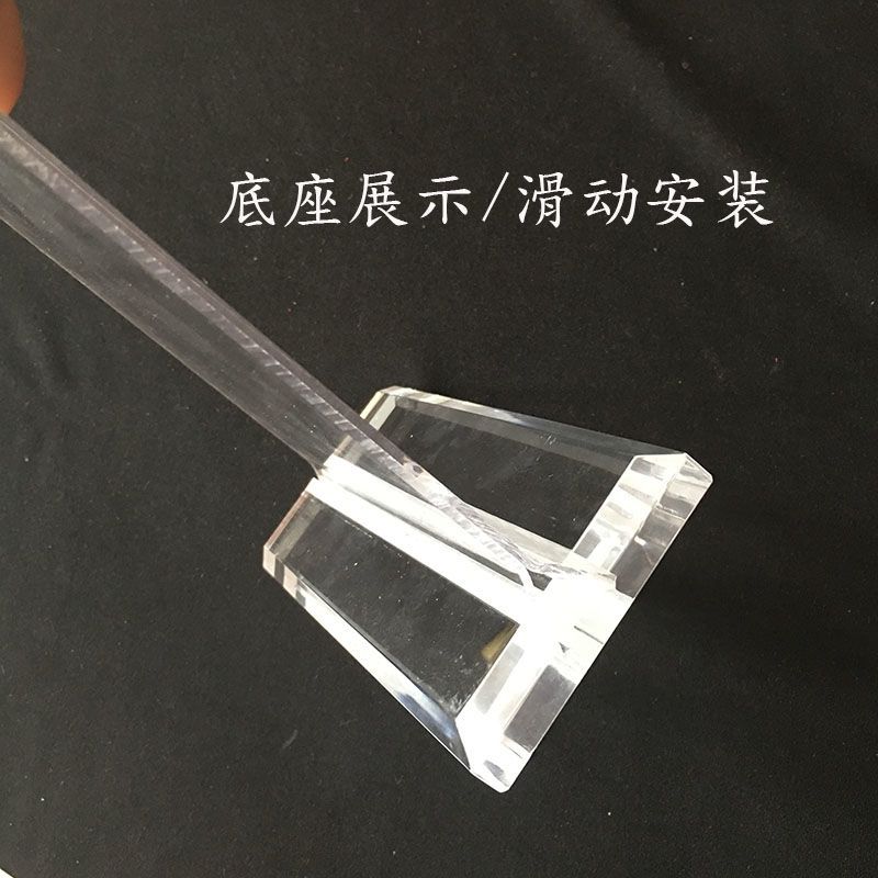 Acrylic memorial tablet stand, a sliding double-sided transparent crystal stand for Buddhist halls and temples, is a product for worship in temples detail image 2