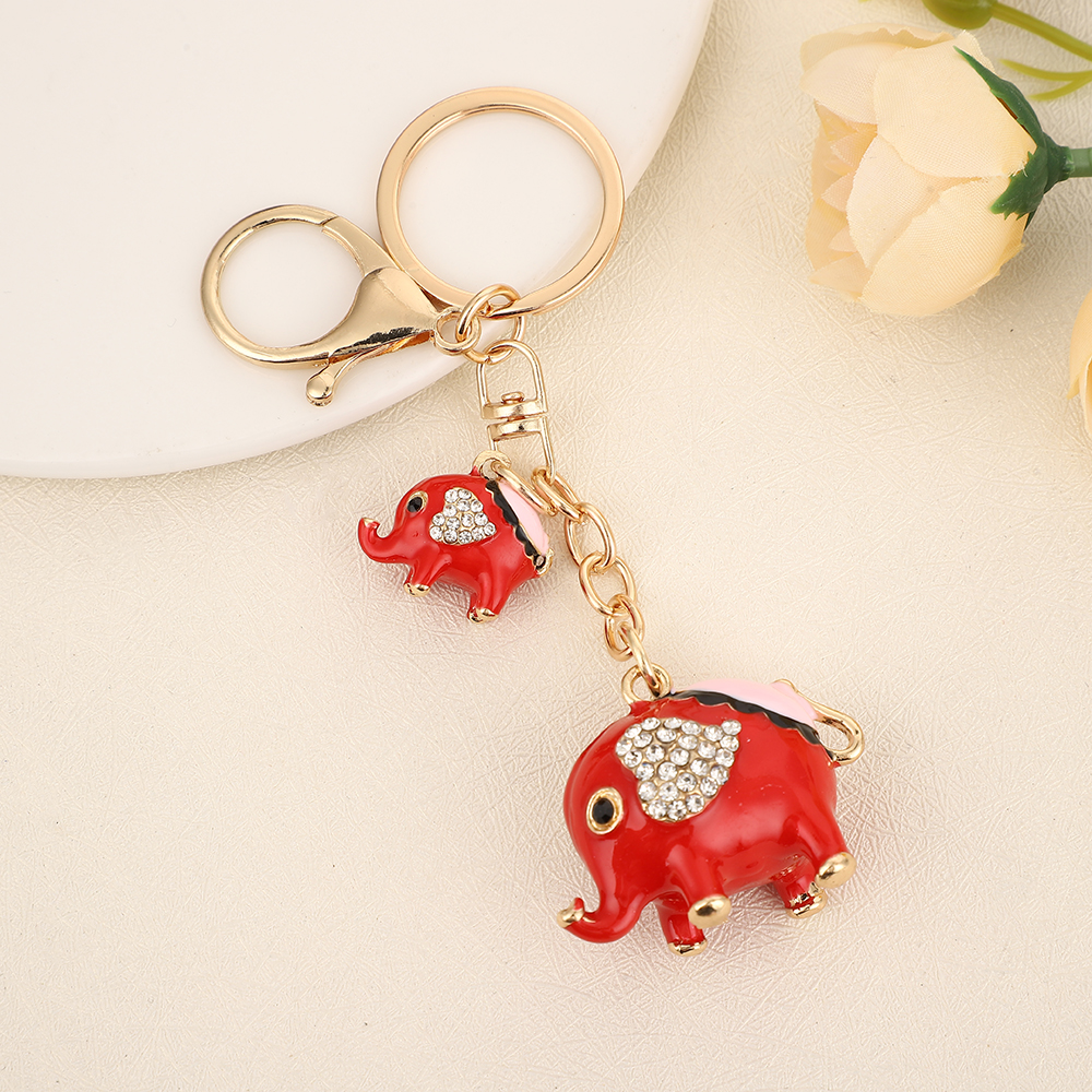 钥匙扣云南版纳特色合金大象工艺泰国纪念品礼品小礼物