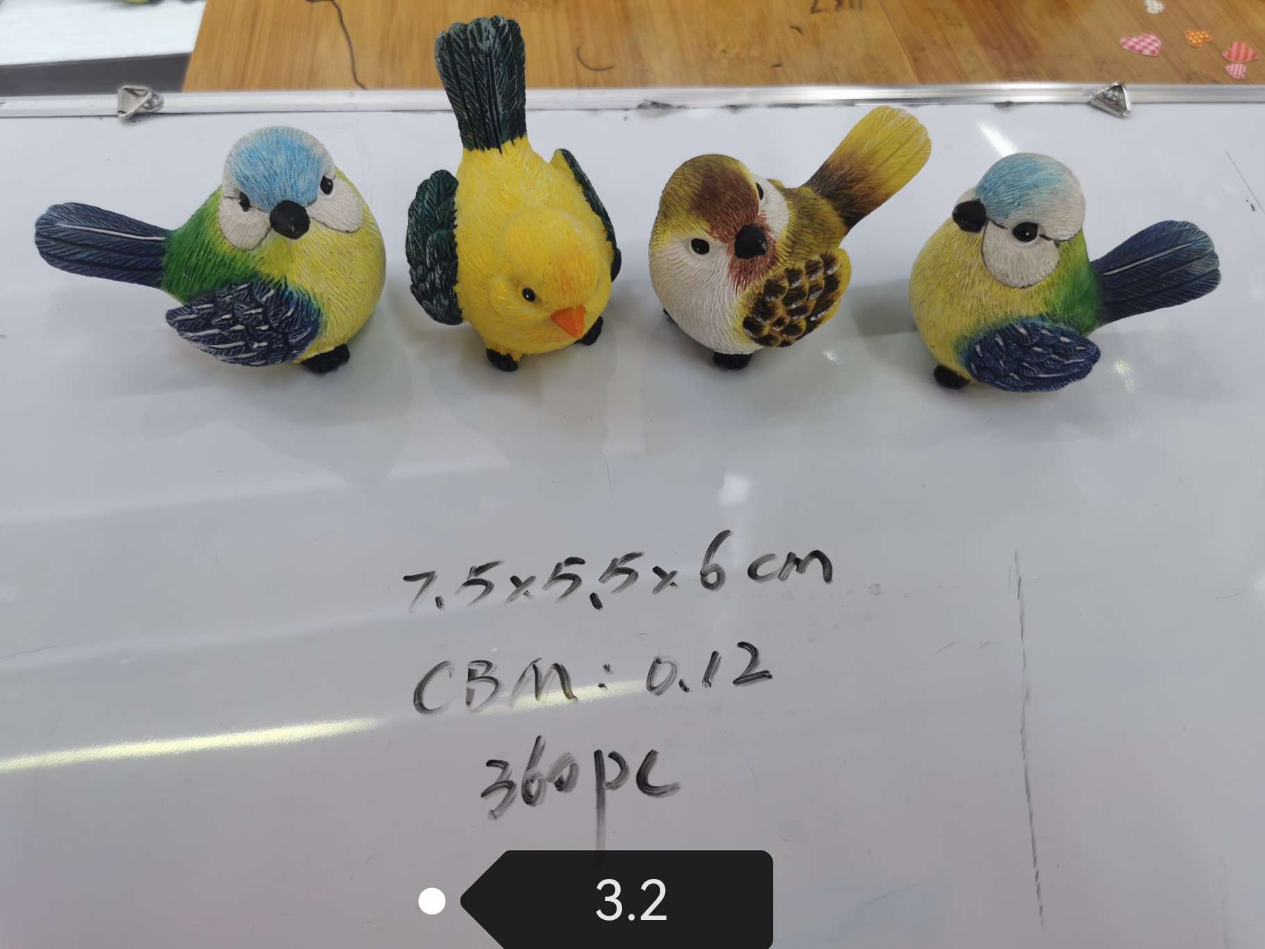 小鸟摆件。树脂工艺品。装饰品。精致摆件树脂