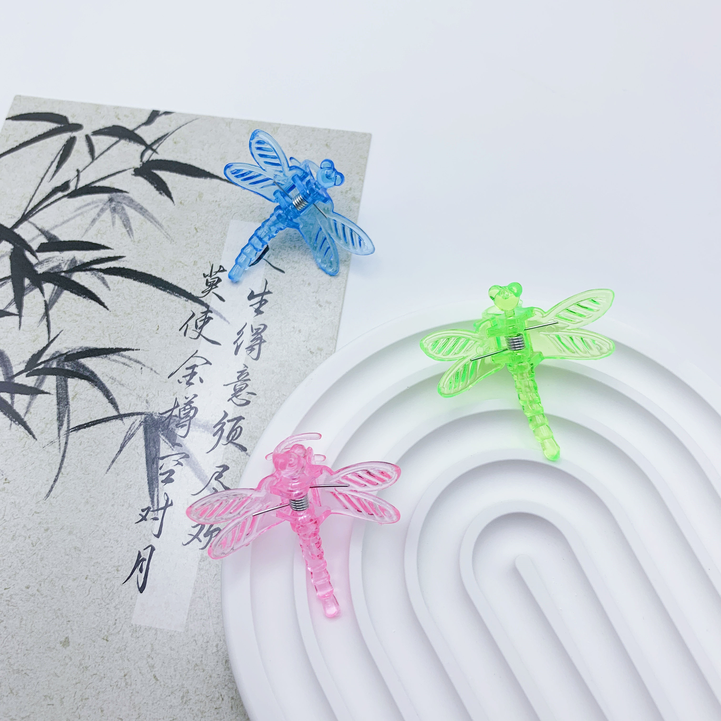 兰花夹蜻蜓系列发夹发饰抓夹详情5