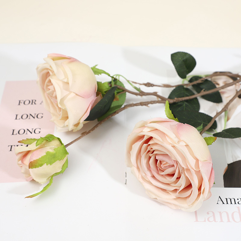 仿真玫瑰实物图