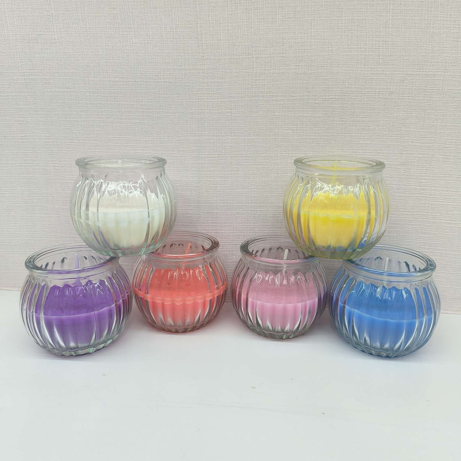 玻璃杯蜡 彩色香味蜡烛送礼佳品  香薰蜡烛产品图