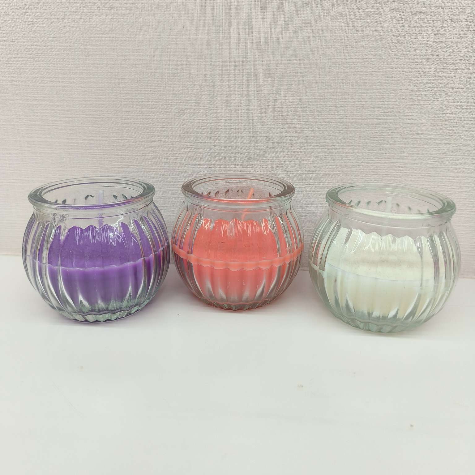 玻璃杯蜡 彩色香味蜡烛送礼佳品  香薰蜡烛细节图