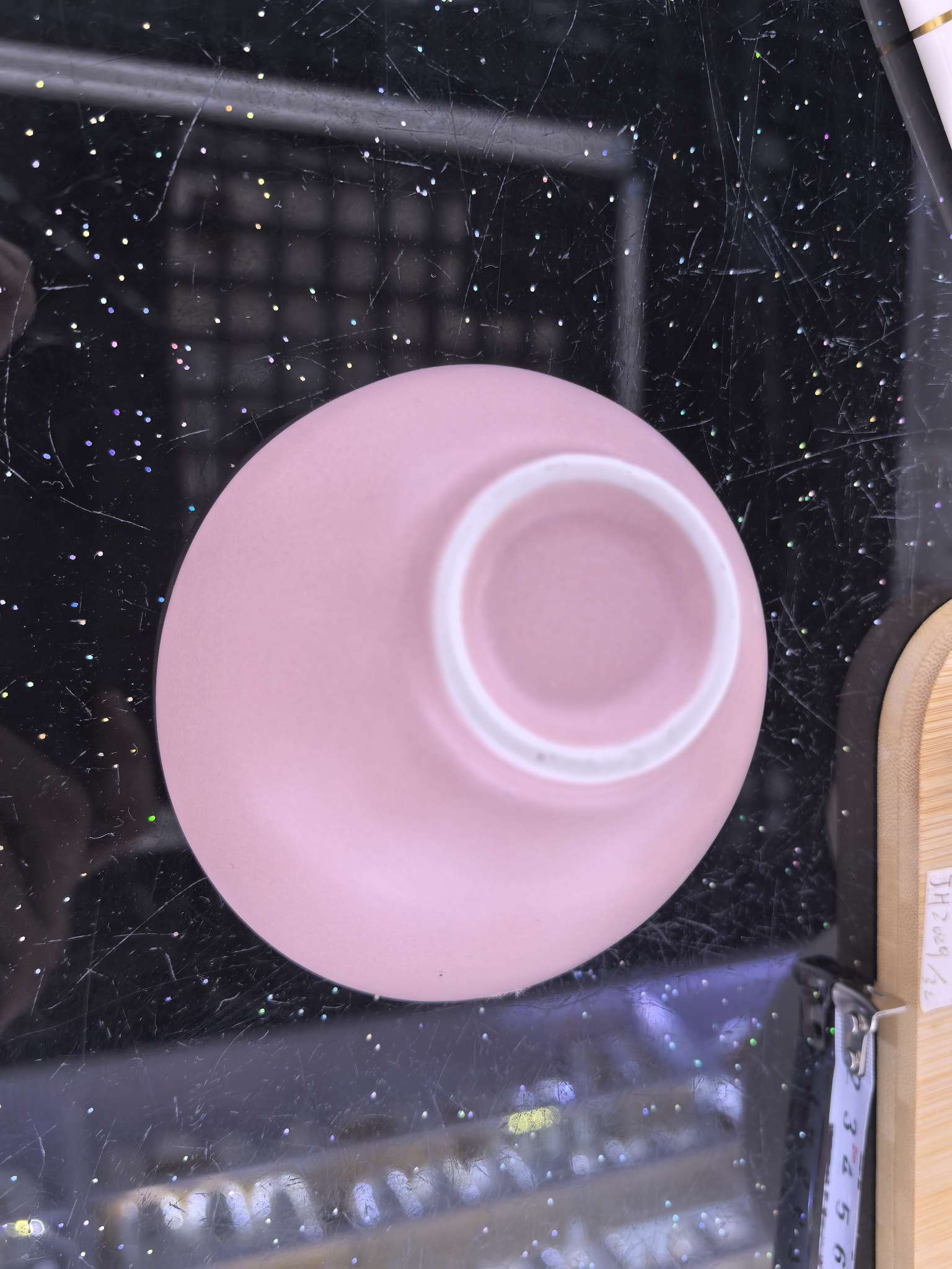 陶瓷小吃碟套装4色组合配竹架水果碟下午茶零食碗创意设计详情图4