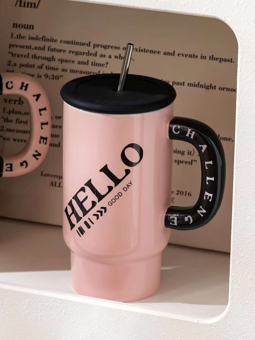 日用百货杯具系列 陶瓷杯 茶杯玻璃杯 精品汽车杯 家居日用小商品 陶瓷器皿清新风格详情图7