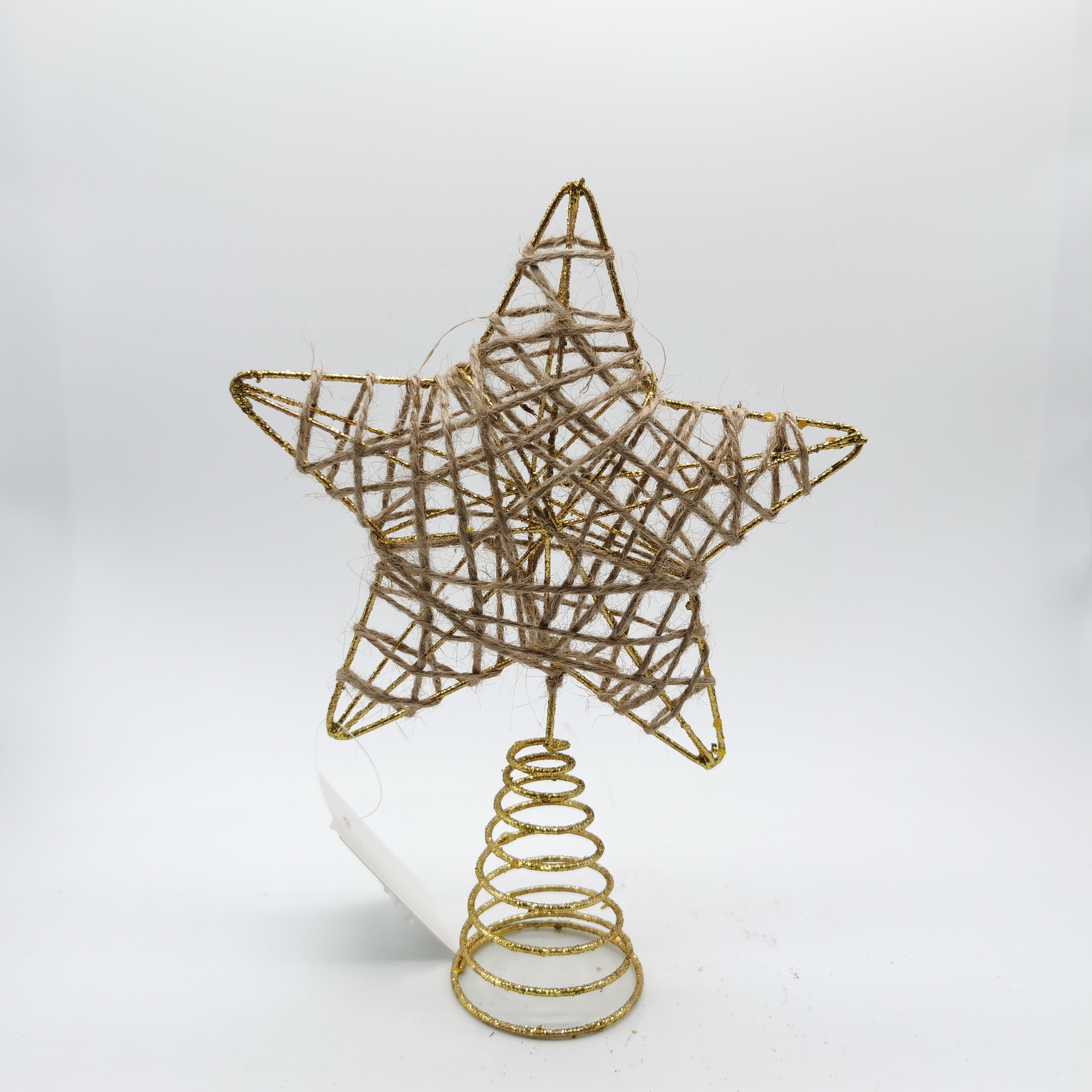 圣诞节日圣诞树顶星铁丝材料全尺寸