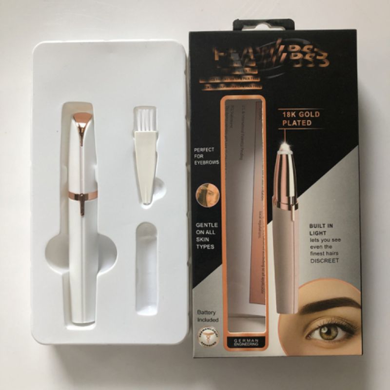 Electric eyebrow trimmer, lipstick, ladies' eyebrow trimmer, rechargeable shaving device, hair removal device, automatic eyebrow trimmer, eyebrow trimming pen