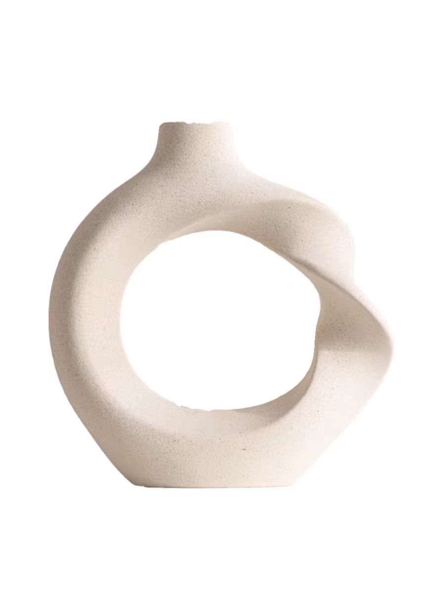 多规则简约大气家居花瓶摆件新款装饰创意陶瓷