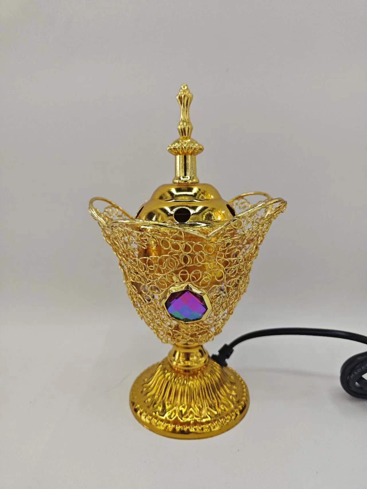 阿拉伯香炉阿拉丁神灯冰箱贴磁力贴阿拉丁神灯冰箱贴白底实物图