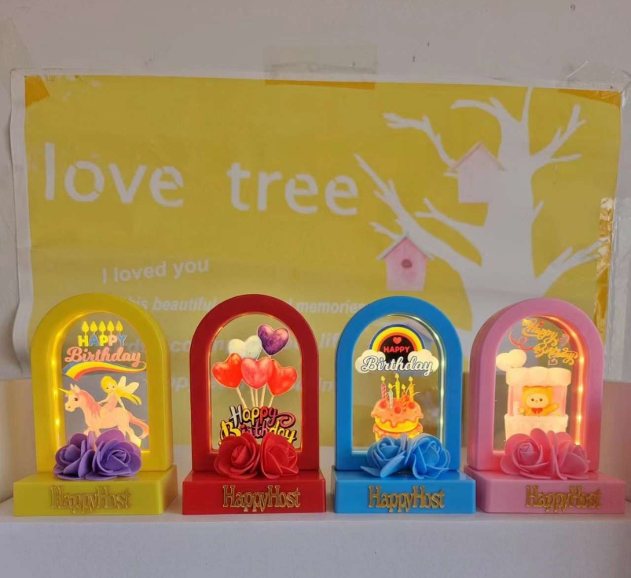 招财猫/网红灯/风铃/读书架双拼/花朵首饰盒细节图