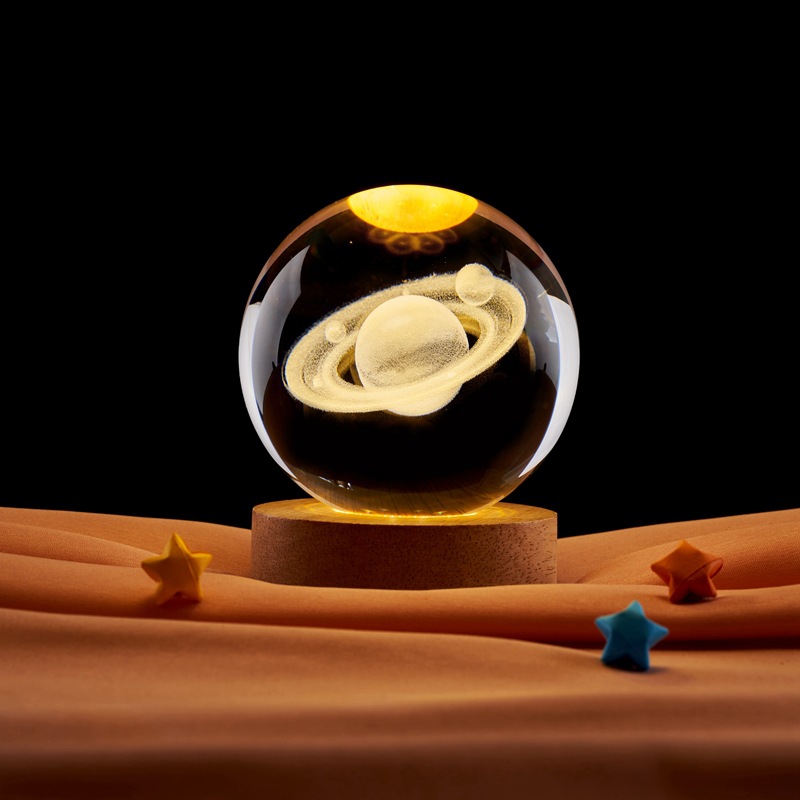 水晶球小夜灯生日礼物