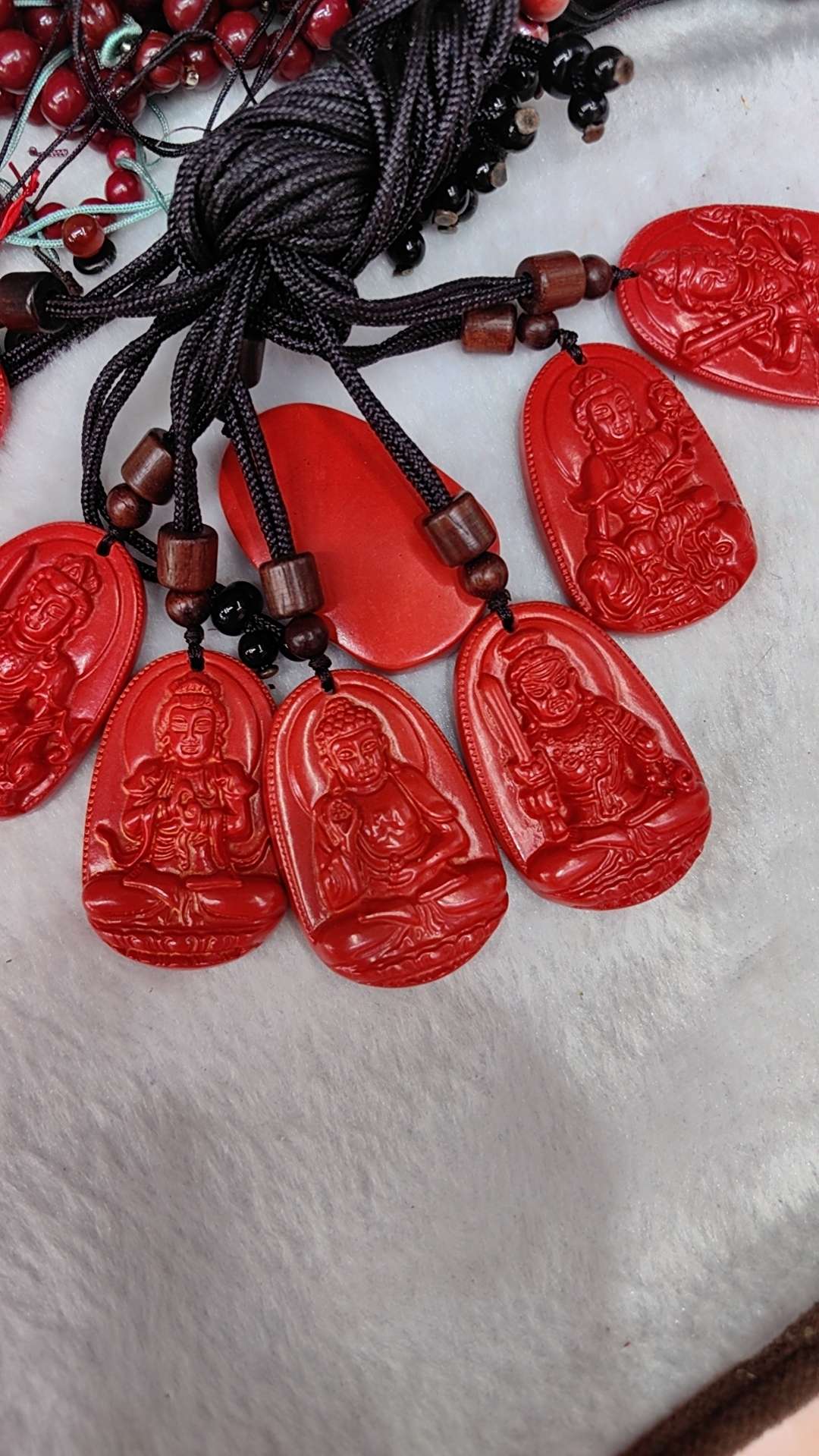 八大守护神 朱砂项链