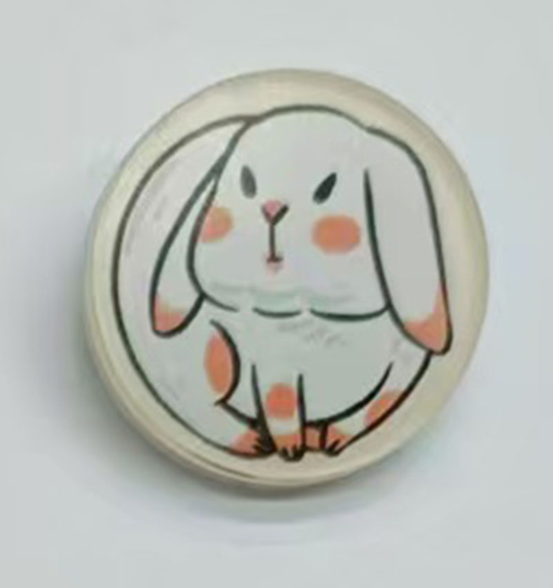 亚克力徽章/胸牌-十二生肖系列-兔