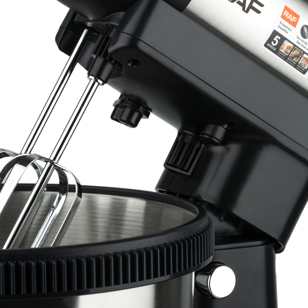 RAF European standard cross-border egg beater, electric household cream, egg white and dough mixer, cake baking with basin pic 5