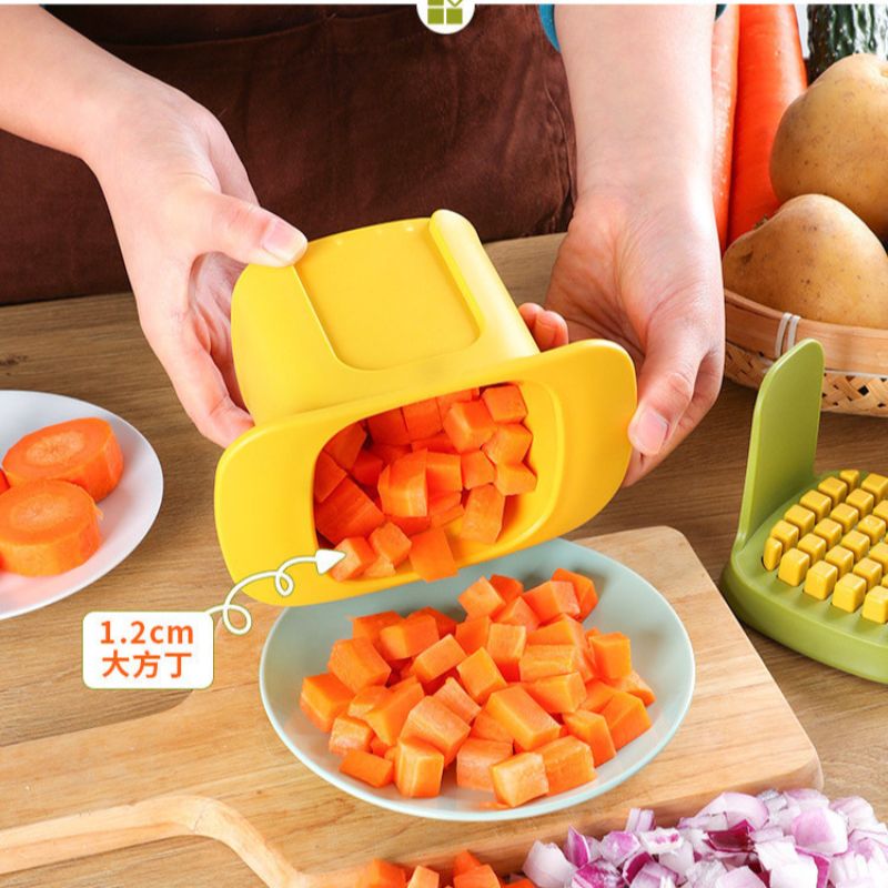 New convenient and multi-functional fruit and vegetable salad kitchen small tool, vegetable cutter, household hand-press vegetable cutter details Picture
