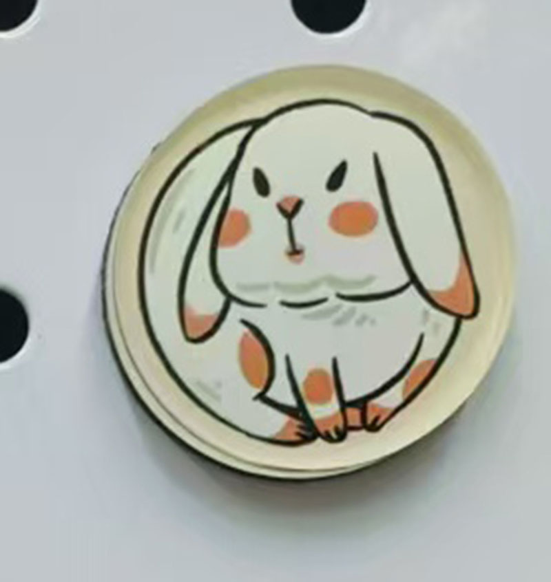 Acrylic refrigerator sticker - Zodiac series - Rabbit thumbnail