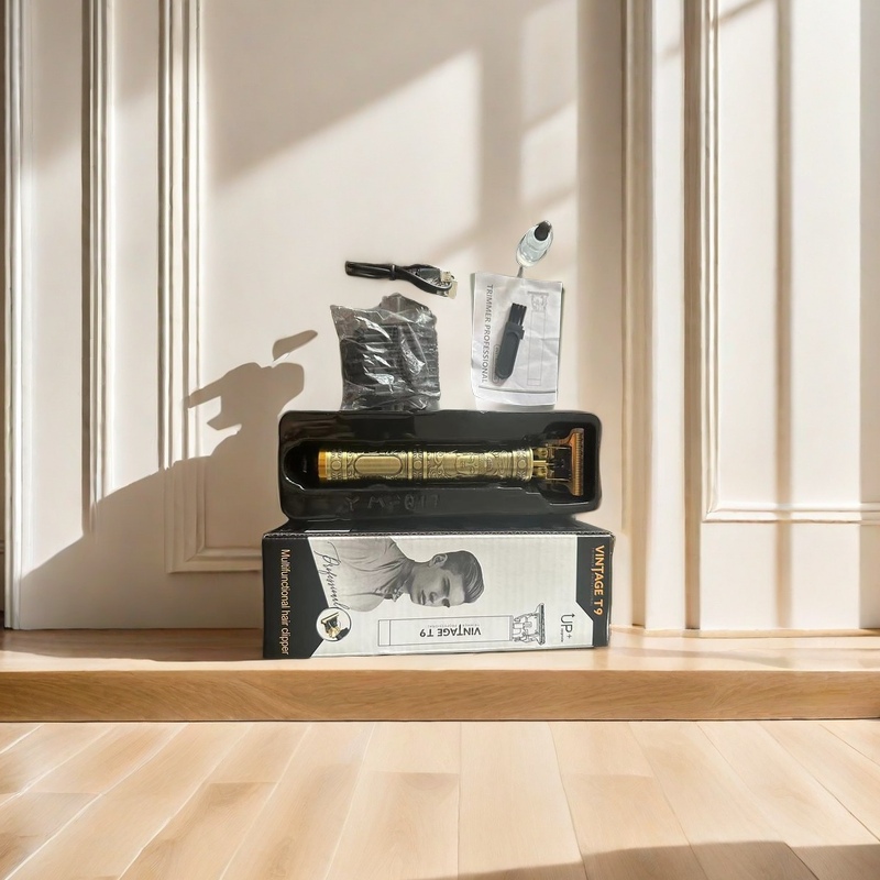 跨境理发器批发T9爆款油头电推剪充电式复古油头雕刻推剪 产品图