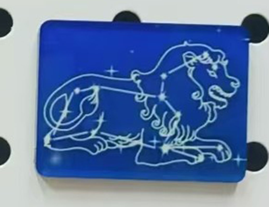 Acrylic refrigerator sticker - Zodiac series - Lion thumbnail