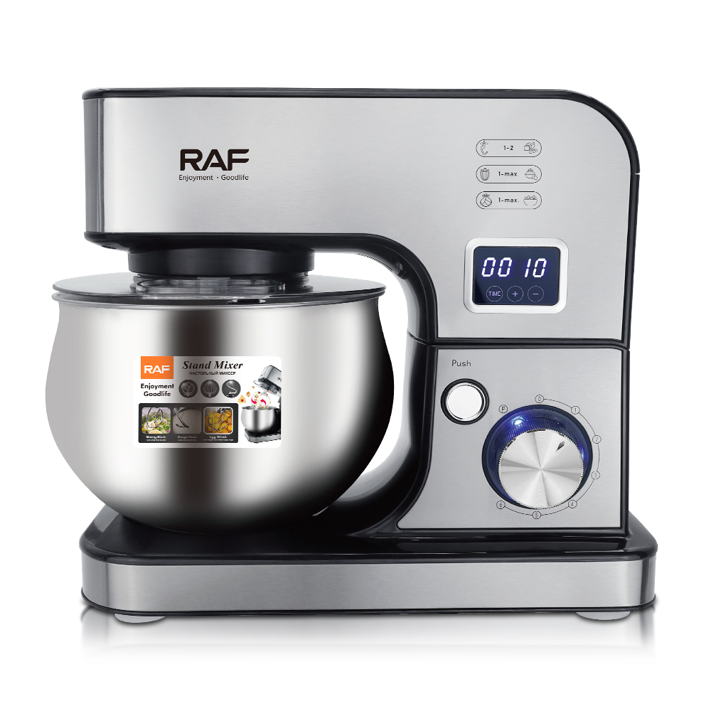 RAF European standard cross-border chef machine, dough mixer, fully automatic household small multi-functional egg whipping, dough kneading, cream R.6606 pic 11