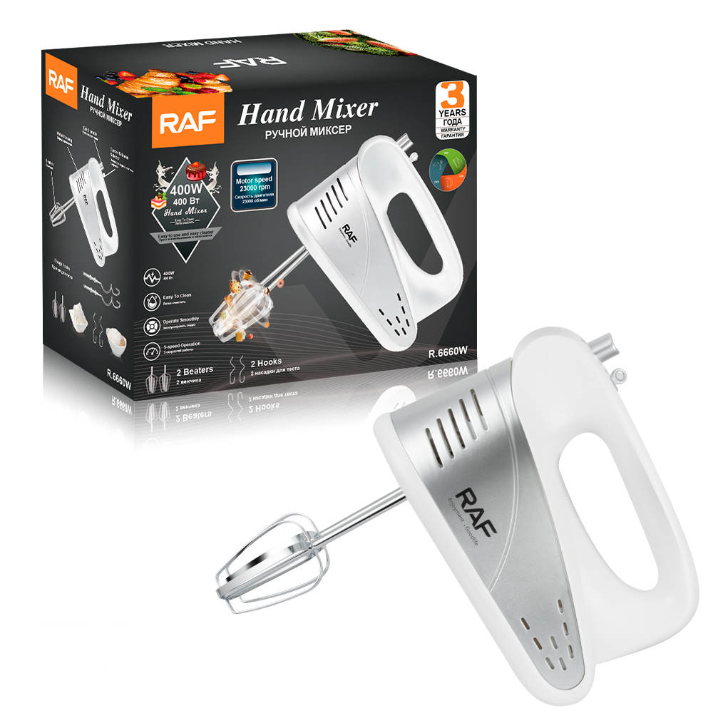 RAF European-style electric egg beater, home baking cream handheld egg beater, blender Specification image