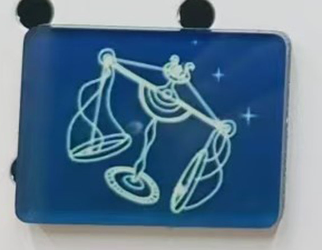 Acrylic refrigerator Sticker - Twelve Constellations series - Libra