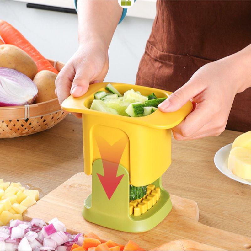 New convenient and multi-functional fruit and vegetable salad kitchen small tool, vegetable cutter, household hand-press vegetable cutter Specification image