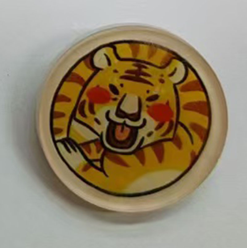 亚克力徽章/胸牌-十二生肖系列-虎