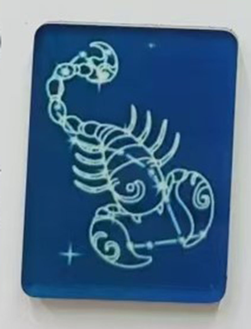 Acrylic Refrigerator Sticker - Zodiac Series - Scorpio thumbnail