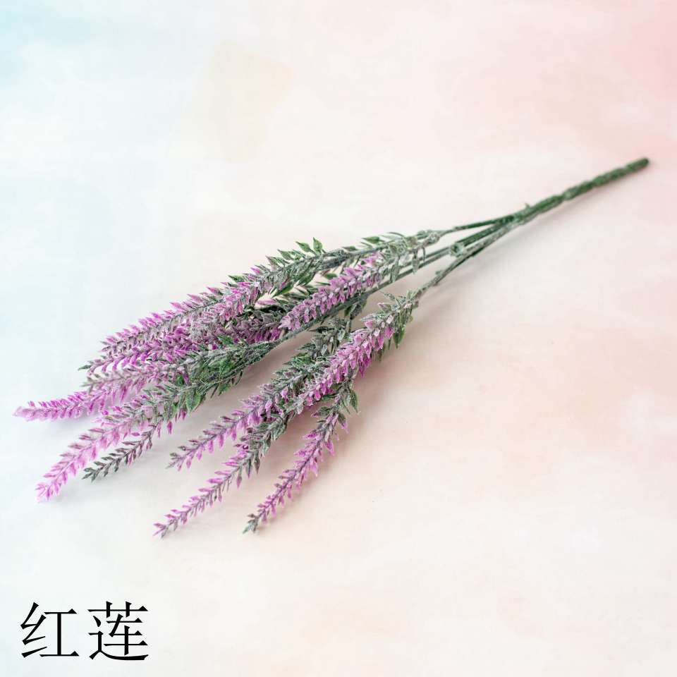 Accesorios creativos emulación de lavanda regalos artesanías de lavanda regalos especiales para el día del profesor simulaciones artesanías flores falsas reconocimiento de flores delicadas realidad decoración simulaciones flores Item Picture