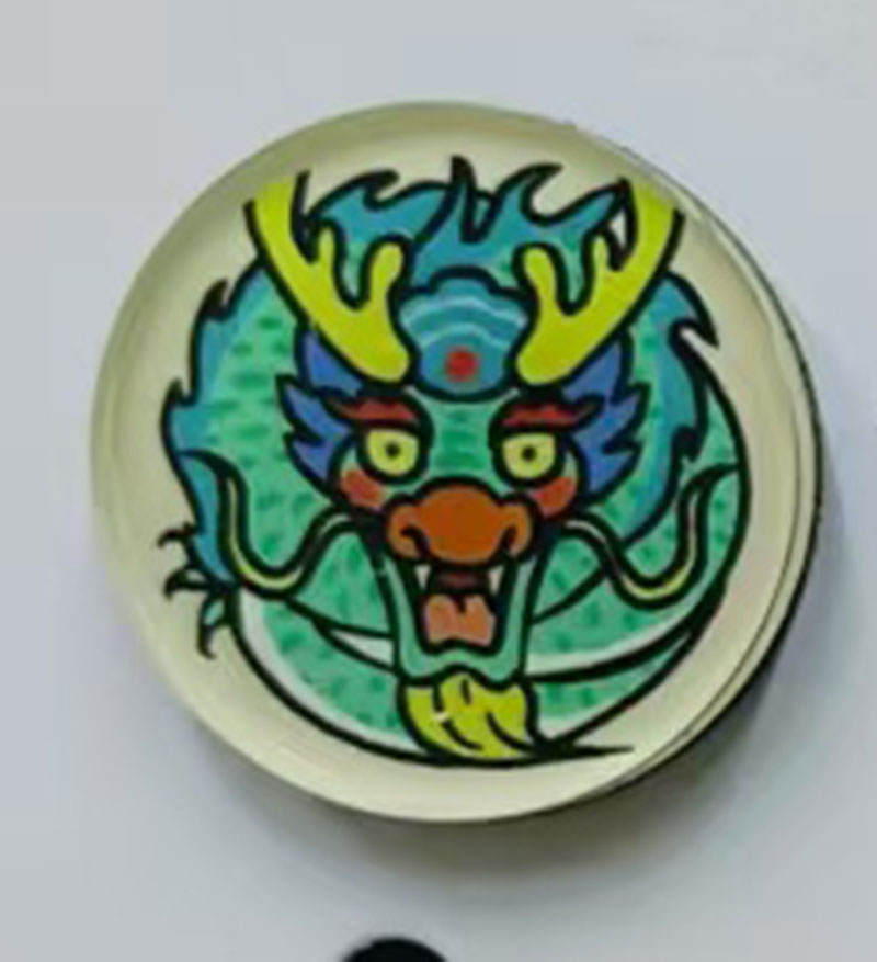 Acrylic refrigerator sticker - Zodiac series - Dragon thumbnail