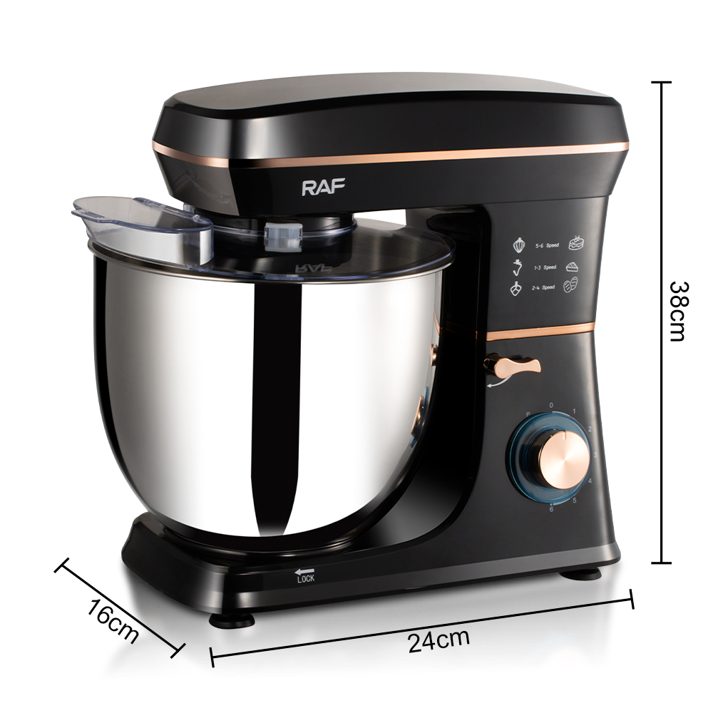 RAF European standard cross-border chef machine, 10L dough mixer, fully automatic household multi-functional egg whipping and dough kneading Specification image