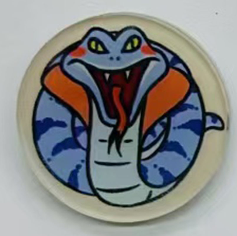 亚克力徽章/胸牌-十二生肖系列-蛇