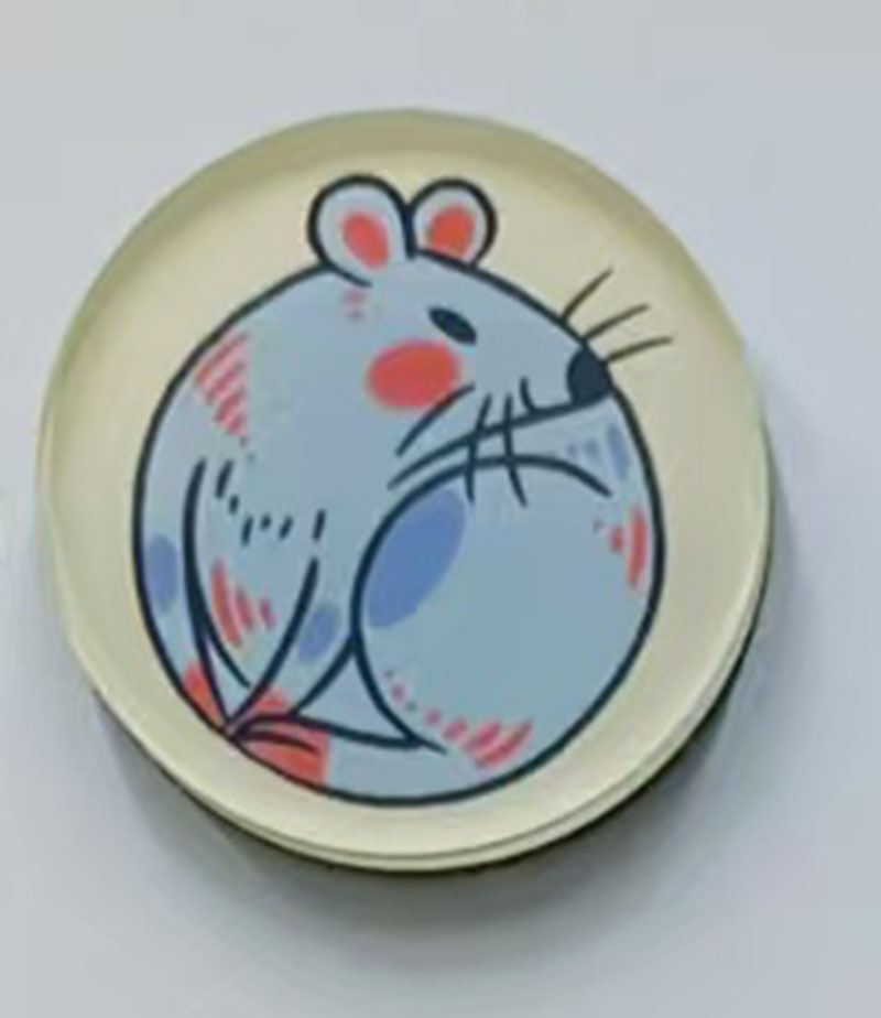 Acrylic refrigerator sticker - Zodiac series - Rat thumbnail