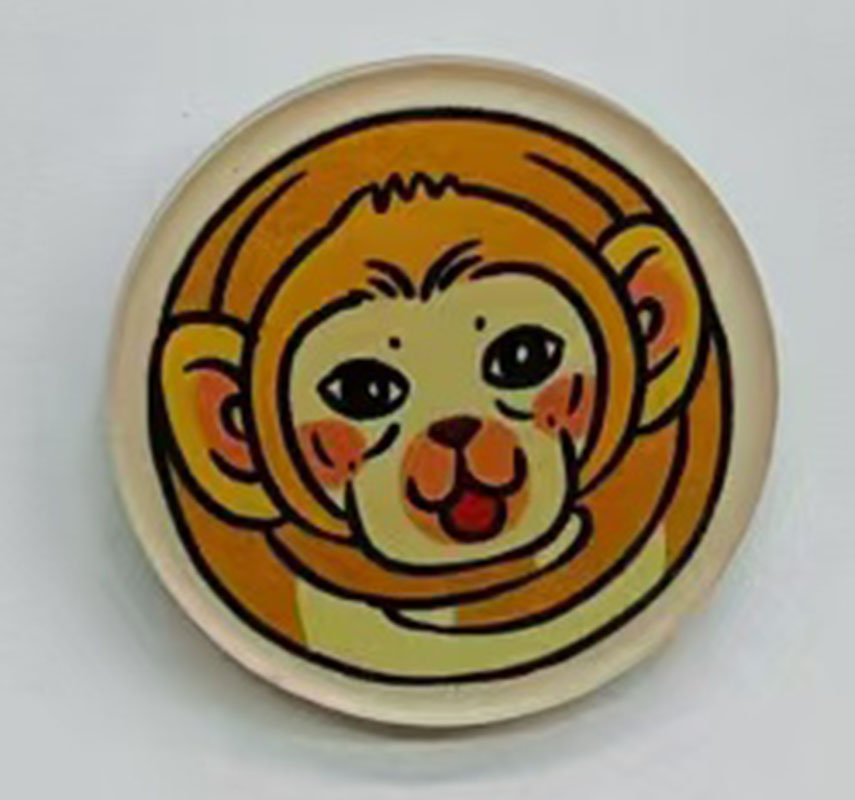 亚克力徽章/胸牌-十二生肖系列-猴