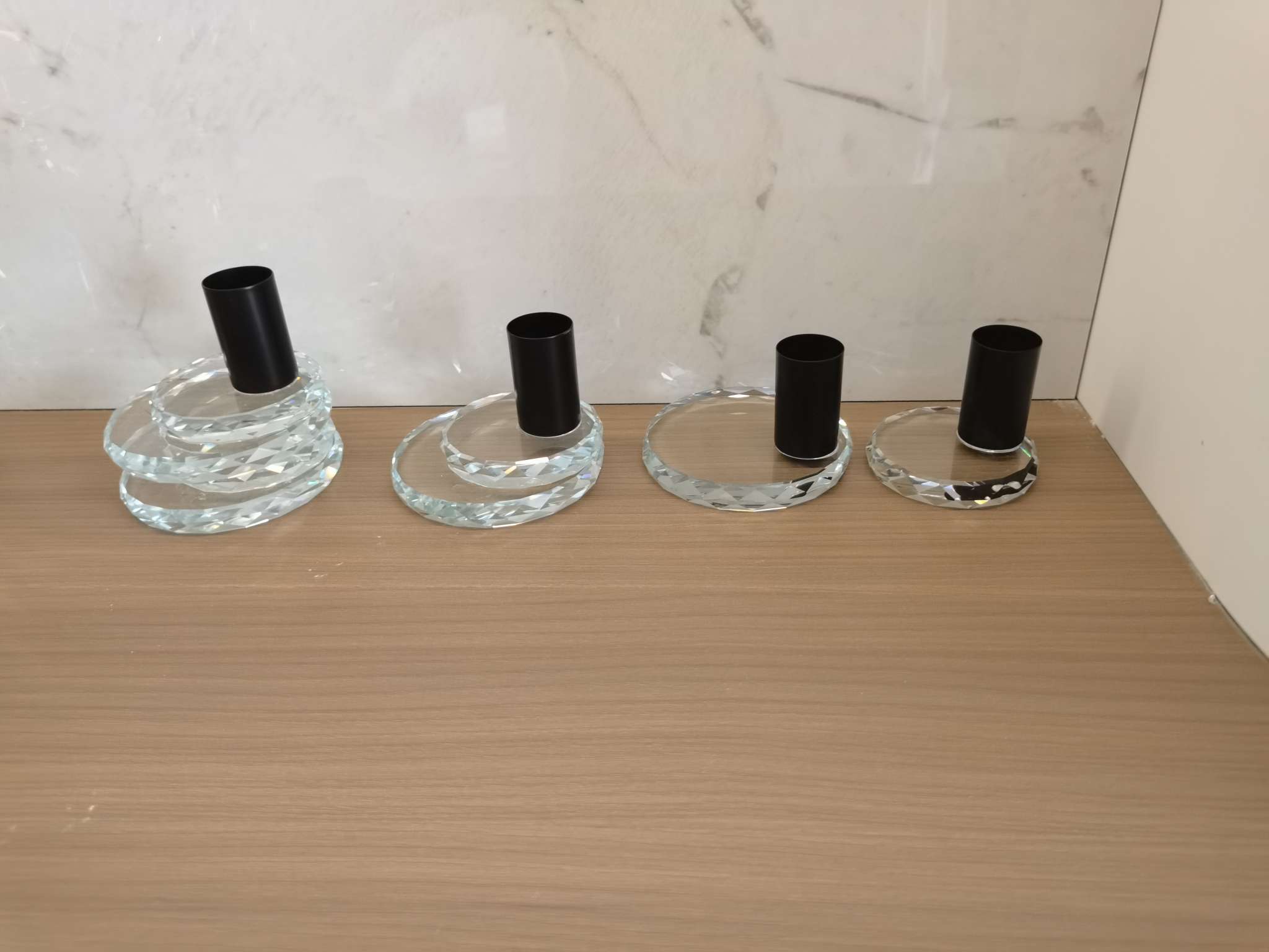 水晶玻璃小蜡烛台 香薰烛台 浪漫求婚烛光晚餐道具小烛台摆件烛台装饰产品图