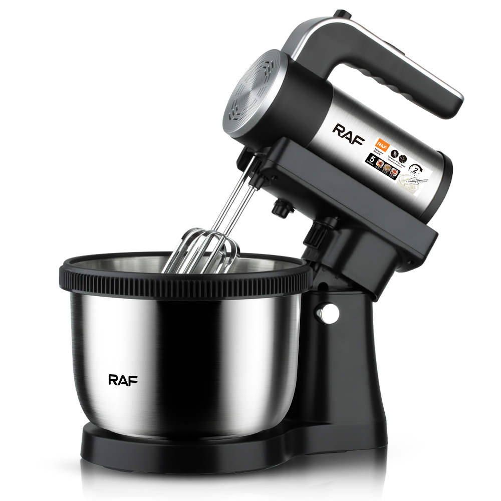 RAF European standard cross-border egg beater, electric household cream, egg white and dough mixer, cake baking with basin pic 12