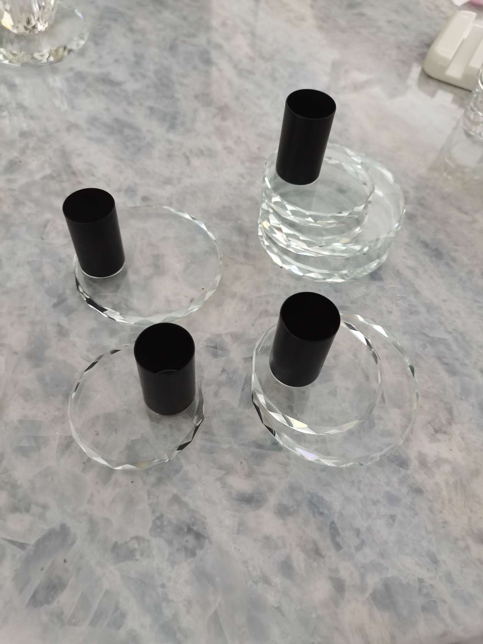 水晶玻璃小蜡烛台 香薰烛台 浪漫求婚烛光晚餐道具小烛台摆件烛台装饰详情图4