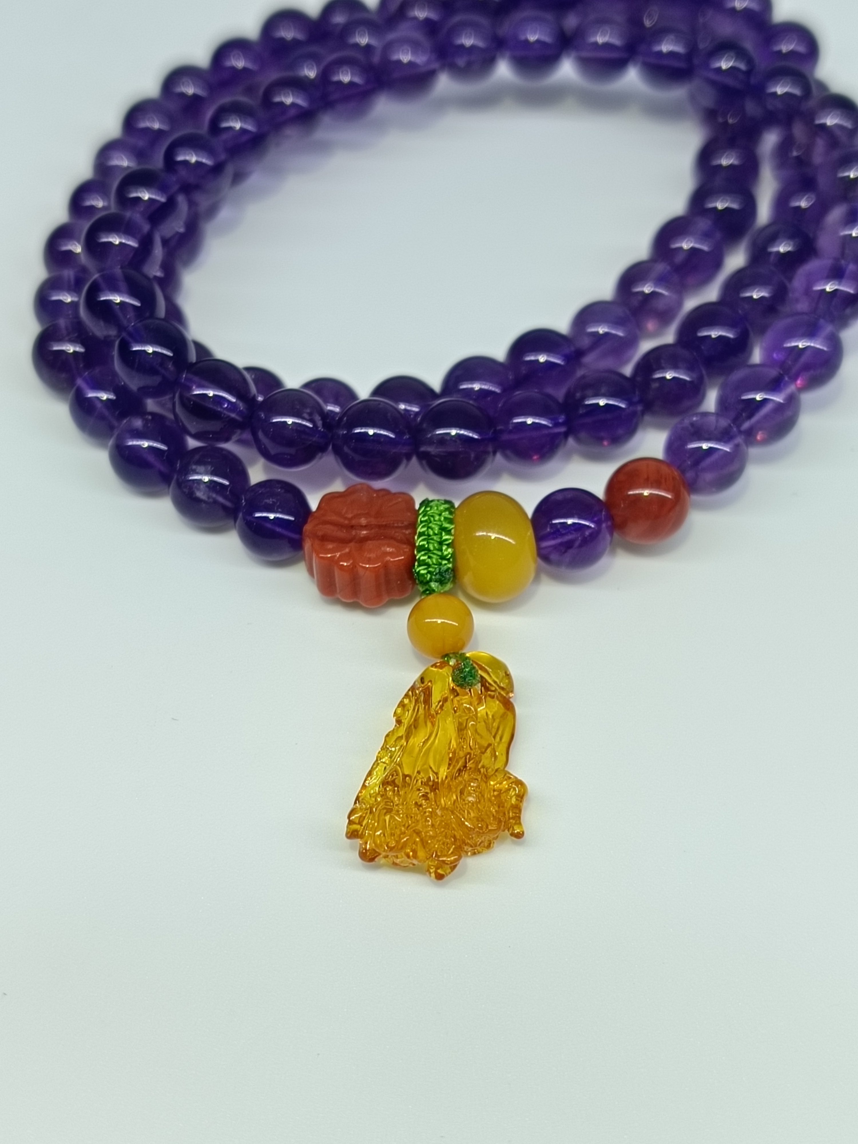 轩昂珠宝 巴西天然紫水晶多绕手串  时尚天然单品详情2