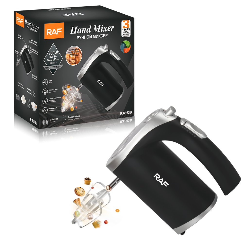 European RAF fully automatic handheld household electric egg beater, high-power baking whipper, cream mixer Application Scenario