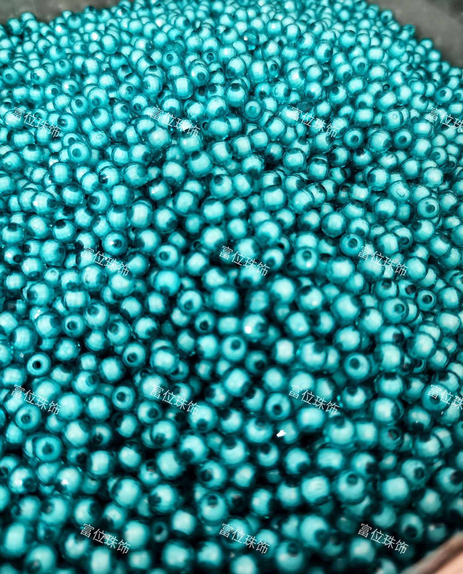 塑料珠中珠#plastic beads