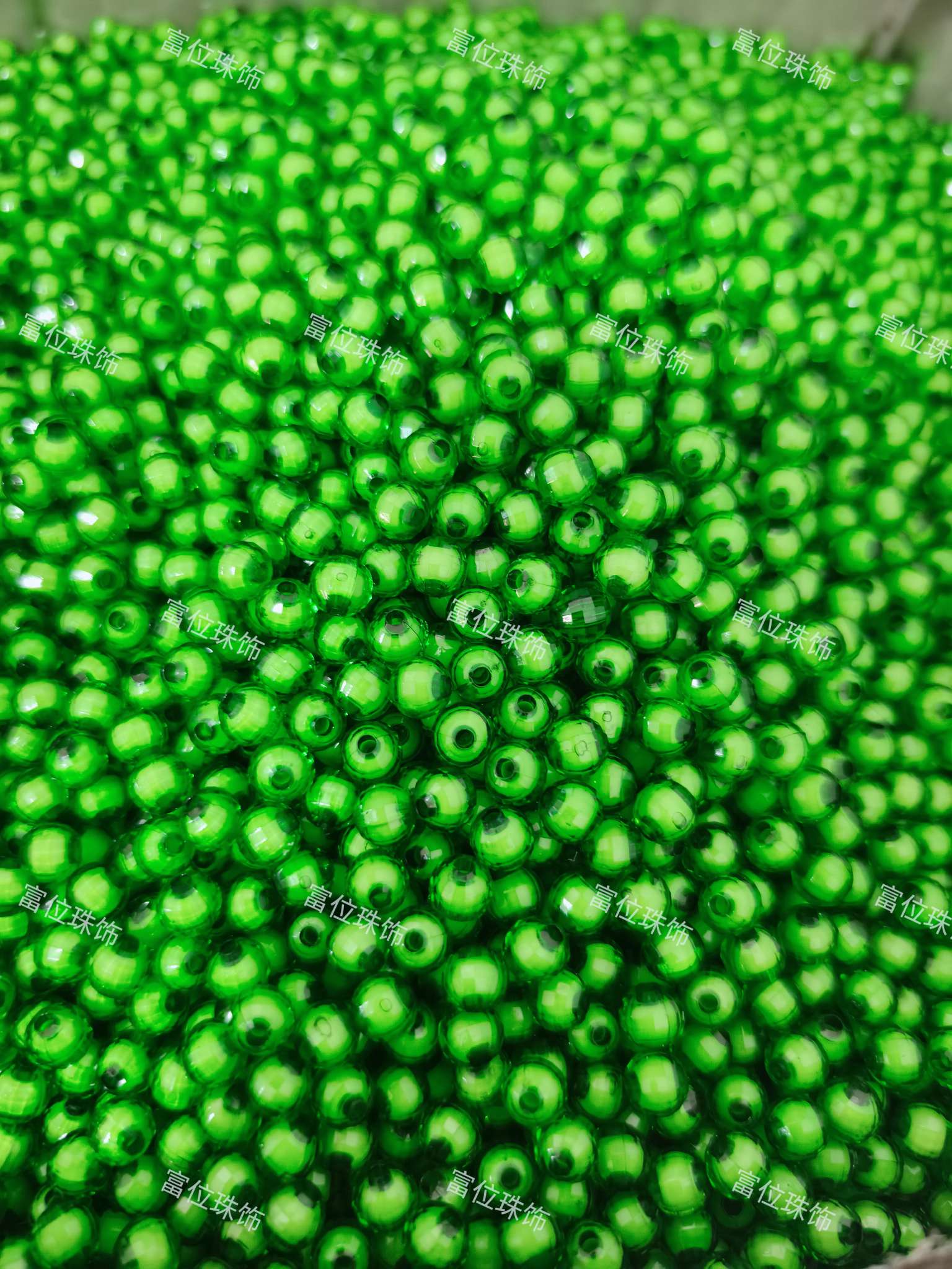 塑料珠中珠#plastic beads细节图